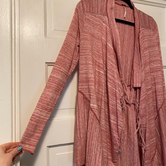 Free People Heather Fringe Cardigan - Picture 4 of 6